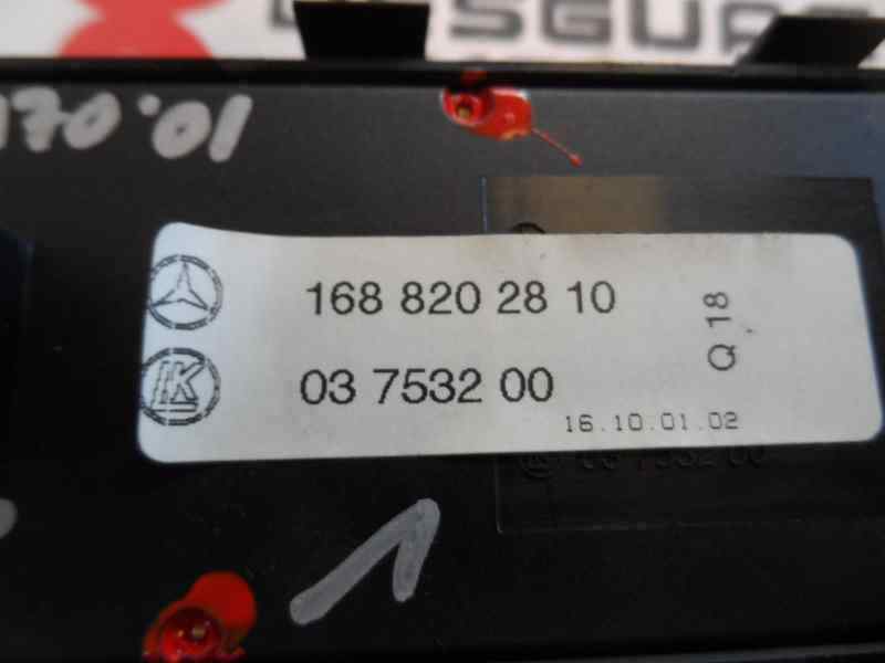 Left Front Window Switch Mercedes Benz A Class W168 A 170 Cdi 168 009 168 109 168 820 28 10 B Parts