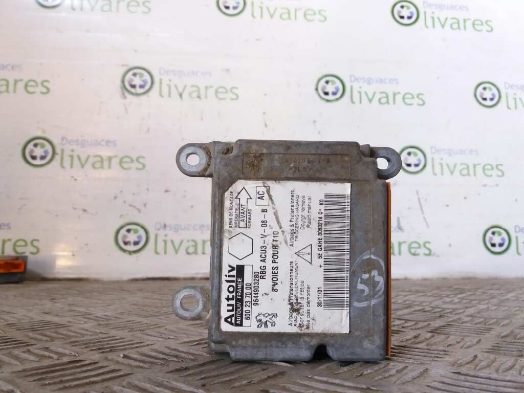 ECU airbags PEUGEOT 206 Hatchback (2A/C) 1.4 HDi 2022580 BParts