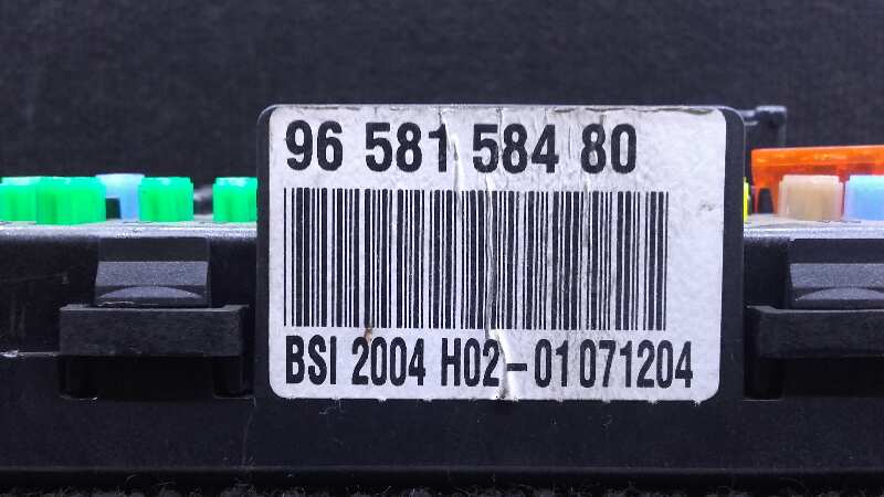 Fuse Box Citroen C4 I Lc 1 6 Hdi 9658158480 2004h02