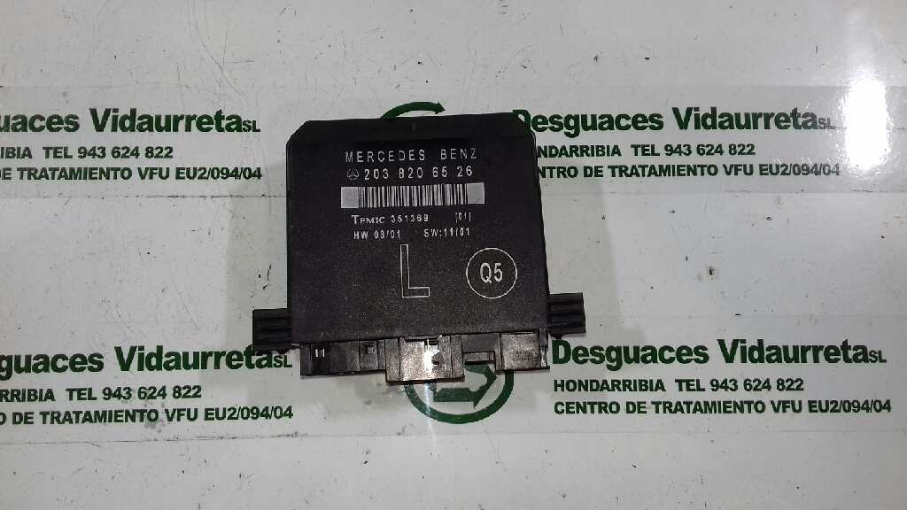 Komfortsteuergerat Mercedes Benz C Class W203 C 220 Cdi 203 006 2038206526 B Parts