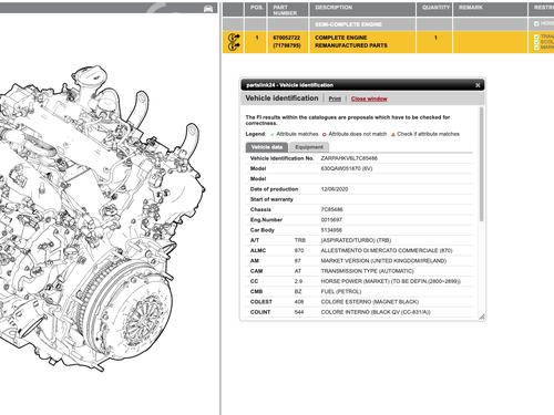 Engine ALFA ROMEO STELVIO (949_) 2.9 Q4 (949.AXG2A, 949.AXH2A, 949.AXS2A) | BP29618107M1 