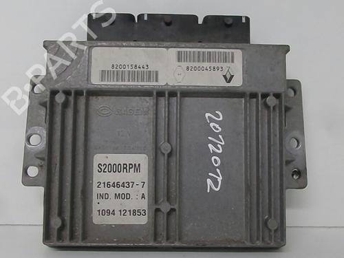 Used Engine control unit (ECU) RENAULT LAGUNA II (BG0/1_) 1.6 16V (BG0A, BG0L) (107 hp) 6987510