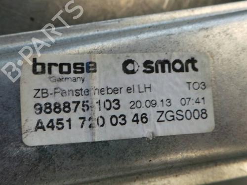 Rudehejsemekanisme ventre foran SMART FORTWO Coupe (451)  | BP119110C22 
