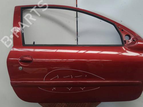 Używane Drzwi przednie prawe PEUGEOT 206 Hatchback (2A/C) [1998-2012]  1260643
