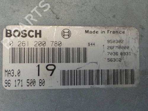 Engine control unit (ECU) CITROËN AX (ZA-_)  | BP89647M57 