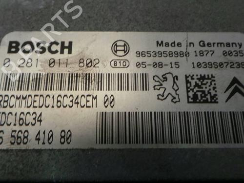 Engine control unit (ECU) CITROËN XSARA PICASSO (N68) 1.6 HDi | BP168391M57 