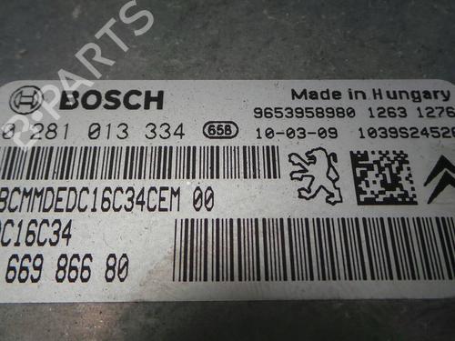 Engine control unit (ECU) CITROËN C4 Grand Picasso I (UA_) 1.6 HDi | BP214758M57 