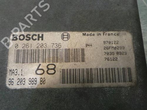Engine control unit (ECU) CITROËN SAXO (S0, S1) 1.1 X, SX | BP25398M57 