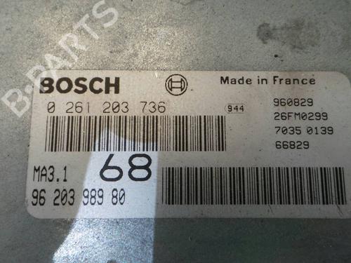 Engine control unit (ECU) CITROËN SAXO (S0, S1) 1.1 X, SX | BP23787M57 