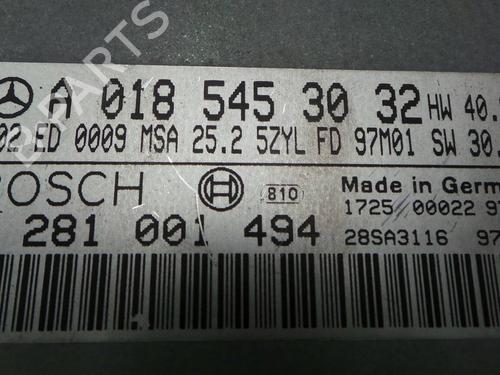 Engine control unit (ECU) MERCEDES-BENZ E-CLASS (W210) E 290 Turbo-D (210.017) | BP1673332M57 