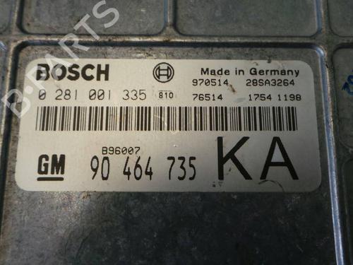 Engine control unit (ECU) OPEL VECTRA B (J96) 2.0 DI 16V (F19) | BP39540M57 