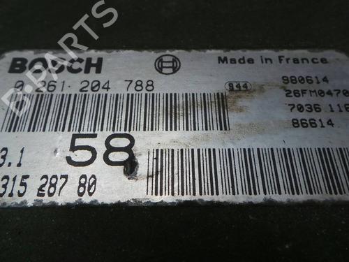 Engine control unit (ECU) PEUGEOT 106 II (1A_, 1C_) 1.1 i | BP234048M57 