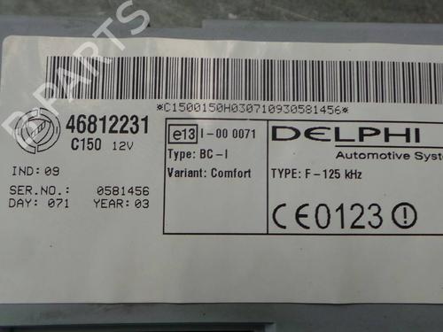 Electronic module FIAT PUNTO (188_) 1.2 60 (188.030, .050, .130, .150, .230, .250) | BP2811895M83 