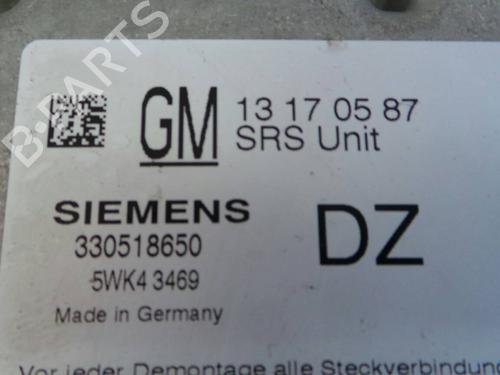 Kollisjonspute styreenhet OPEL VECTRA C (Z02) 2.2 DTI 16V (F69) | BP141563M53 