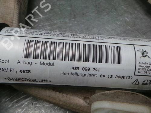 Left curtain airbag AUDI ALLROAD C5 (4BH) 2.5 TDI quattro | BP1186343C11 
