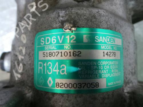 AC compressor RENAULT CLIO II (BB_, CB_) 1.2 16V (BB05, BB0W, BB11, BB27, BB2T, BB2U, BB2V, CB05,... | BP165431M34 
