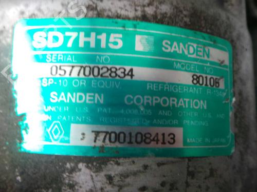 AC compressor RENAULT LAGUNA I (B56_, 556_) 1.9 dTi (B56J) | BP224444M34 