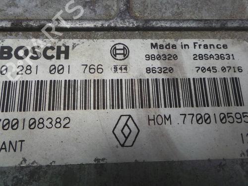 Engine control unit (ECU) RENAULT LAGUNA I (B56_, 556_) 1.9 dTi (B56J) | BP224445M57 