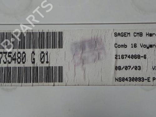 Instrument cluster CITROËN C3 I (FC_, FN_) 1.4 HDi | BP218835C47 