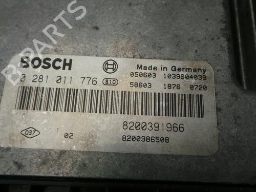 Engine control unit (ECU) RENAULT MEGANE II (BM0/1_, CM0/1_) 1.9 dCi (BM0G, CM0G) | BP86663M57 