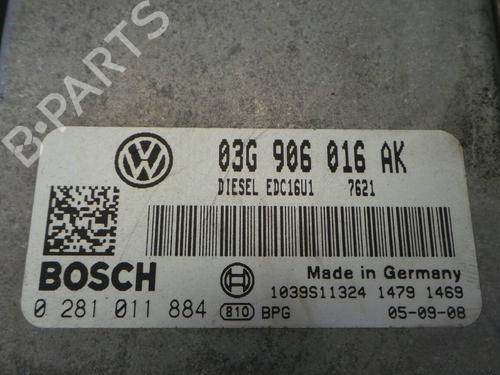 Engine control unit (ECU) SEAT LEON (1P1) 1.9 TDI | BP15315M57 