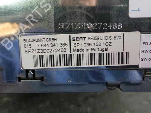 Radio SEAT ALTEA (5P1) 1.9 TDI | BP220268E6 