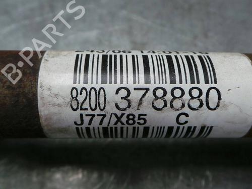 Right front driveshaft RENAULT CLIO III (BR0/1, CR0/1) 1.2 16V (BR02, BR0J, BR11, CR02, CR0J, CR11) | BP1580285M39 