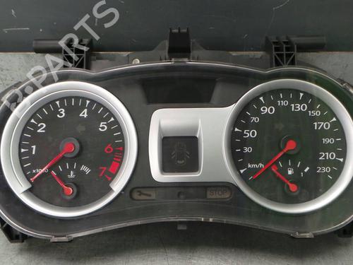 Used Instrument cluster RENAULT CLIO III (BR0/1, CR0/1) 1.2 16V (BR02, BR0J, BR11, CR02, CR0J, CR11) (75 hp) 3147592