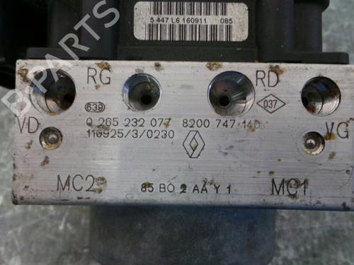 ABS pump RENAULT CLIO III (BR0/1, CR0/1) 1.2 16V (BR02, BR0J, BR11, CR02, CR0J, CR11) | BP91492M43