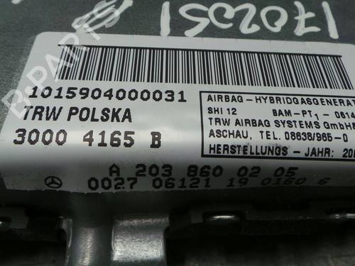 Right door airbag MERCEDES-BENZ CLS (C219) CLS 320 CDI (219.322) | BP4441880C51 