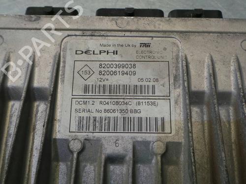 Engine control unit (ECU) RENAULT CLIO III (BR0/1, CR0/1) 1.5 dCi (BR17, CR17) | BP60746M57 