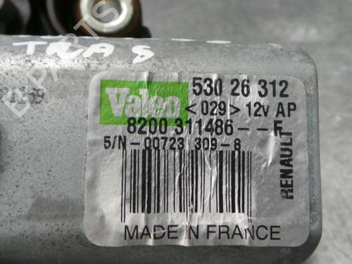 Back wipers mechanism RENAULT CLIO III Grandtour (KR0/1_) 1.5 dCi (KR0F) | BP3409508C84 