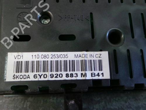 Kombinert Instrument SKODA FABIA I Combi (6Y5) 1.2 | BP231904C47 