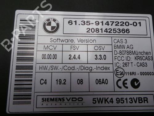 Electronic module BMW 1 (E87) 120 d | BP1005658M83 