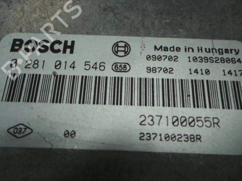 Engine control unit (ECU) RENAULT MEGANE III Hatchback (BZ0/1_, B3_) 1.9 dCi (BZ0N, BZ0J) | BP2838985M57 