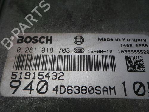 Engine control unit (ECU) ALFA ROMEO GIULIETTA (940_) 1.6 JTDM (940FXD1A) | BP2829180M57 
