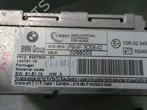 Radio BMW 3 (E90) 318 d | BP3243455E6 