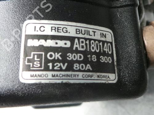 Alternator KIA RIO I Hatchback (DC) 1.3 | BP4609734M7 
