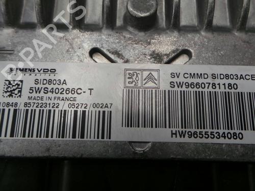 Engine control unit (ECU) PEUGEOT 407 SW (6E_, 6D_) 2.0 HDi | BP2523378M57 