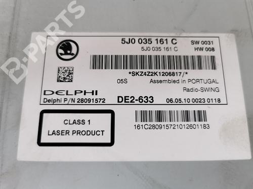 Radio SKODA FABIA II (542) 1.6 TDI | BP10174922E6