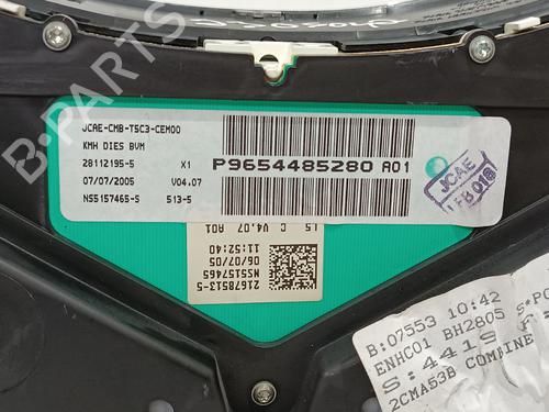 Instrument cluster PEUGEOT 307 (3A/C) 1.6 HDi 110 | BP15767581C47