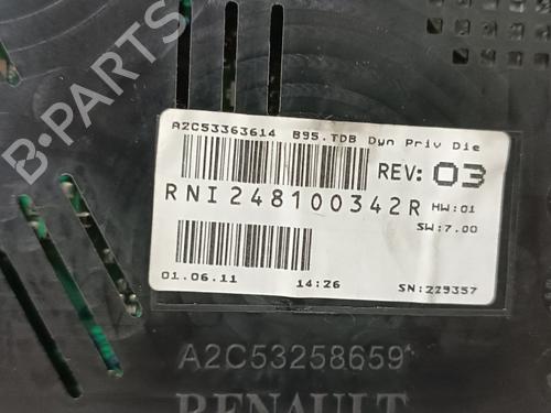 Instrument cluster RENAULT MEGANE III Grandtour (KZ0/1) 1.5 dCi (KZ09, KZ0D, KZ1G, KZ29, KZ14, KZ1W, KZ10, KZ1F,... | BP15881693C47 