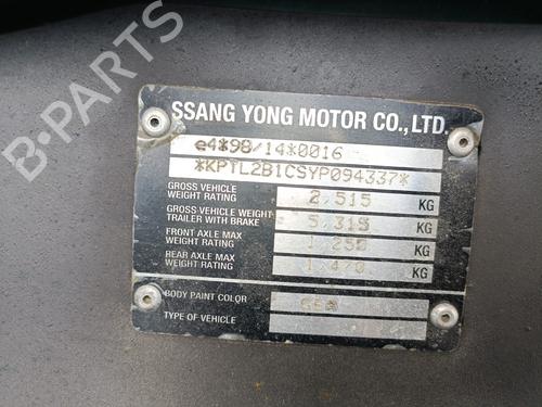 Drivstoffpumpe SSANGYONG KORANDO (KJ) 2.3 TDiC 4x4 | BP19300495M76 