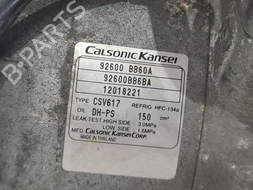 AC compressor NISSAN QASHQAI / QASHQAI +2 I (J10, NJ10, JJ10E) 1.6 dCi | BP17549685M34 