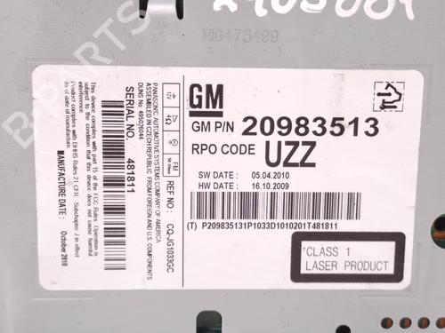 Radio OPEL ASTRA J Sports Tourer (P10) 1.7 CDTI (35) | BP18747122E6 