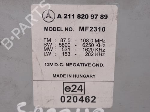 Sistema audio MERCEDES-BENZ E-CLASS (W211) E 280 CDI (211.020) | BP19122391E6