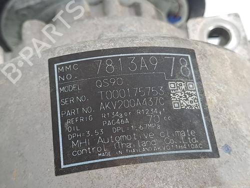 AC compressor MITSUBISHI OUTLANDER III (GG_W, GF_W, ZJ, ZL, ZK) 2.0 4WD (GF7W) | BP19680003M34 