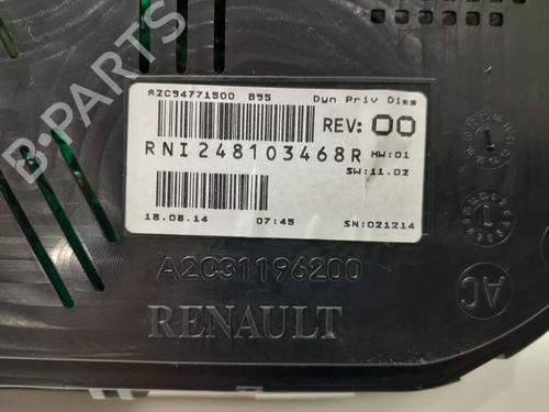 Instrument cluster RENAULT MEGANE III Grandtour (KZ0/1) 1.5 dCi (KZ1G, KZ1W, KZ0R) | BP22132519C47 