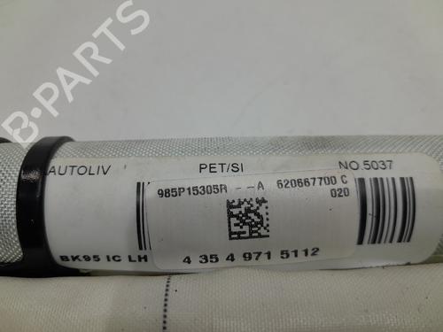Airbag Kit RENAULT MEGANE III Grandtour (KZ0/1) 1.5 dCi (KZ1G, KZ1W, KZ0R) | BP22184587C86 