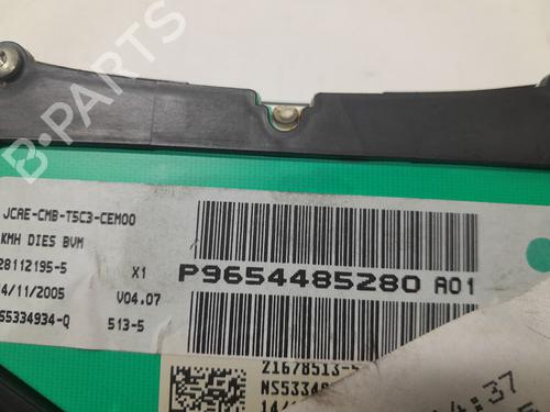 Instrument cluster PEUGEOT 307 (3A/C) 1.6 HDi 110 | BP22618171C47